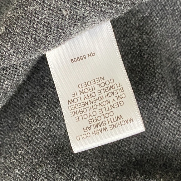 Roundtree & Yorke Charcoal Gray 1/4 Zip Pullover Sweater Men’s Big & Tall 3XT - Picture 7 of 7